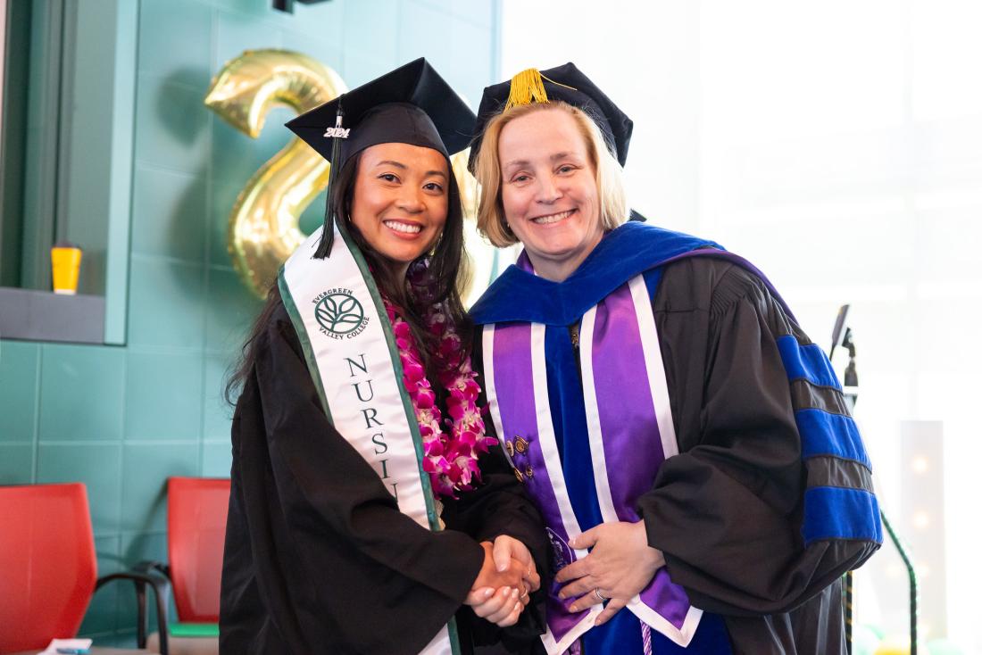 nursing graduate standing with dean