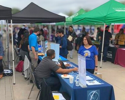 Guided Pathway Fair at EVC, Spring 2025.