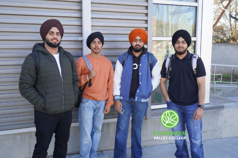 Four Sikh students