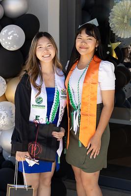 2 students at the special programs award ceremony