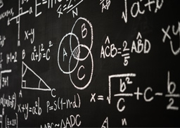 problems on a chalk board